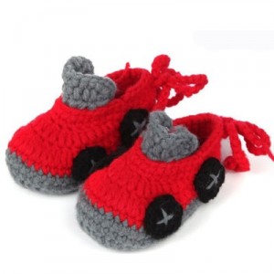 zapatos para niños tejidos a crochet